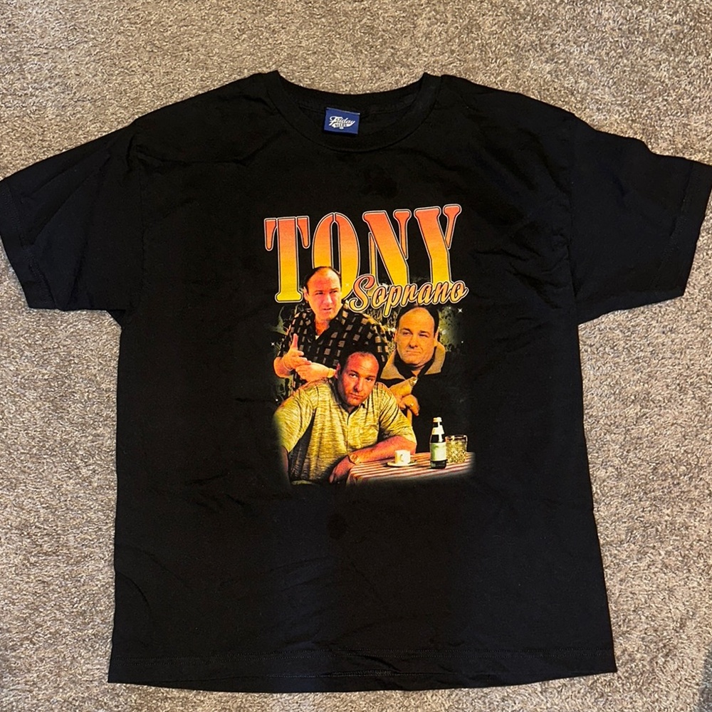 Black Tony Soprano Graphic Tee